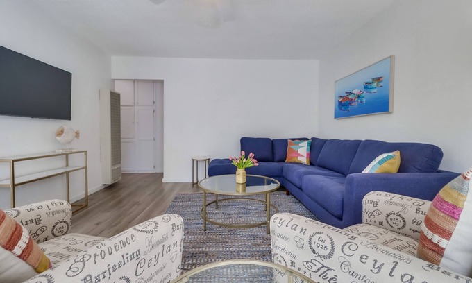 Beach Barber Tract Cottage | Sandcastle: 2 Bedroom, 1 Bath Cottage with secluded backyard and walking distance to beach.