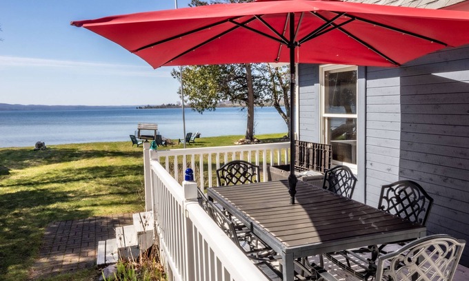 Traverse City Ski Chalet | Sandy Beach and Sunsets on Lake Leelanau