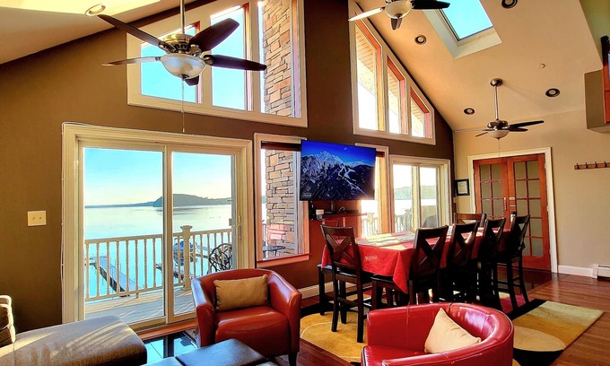 Malta Condo | Saratoga Lake Waterfront with Dock, Near Racetrack & Downtown Saratoga!