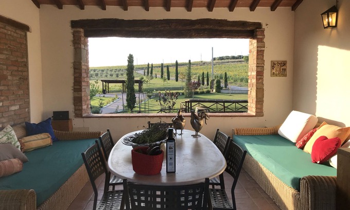 Paciano Other | Sassicaia 2 bedrooms, 2 bathrooms, AC, WIFI, salty pool, Fontanaro Property