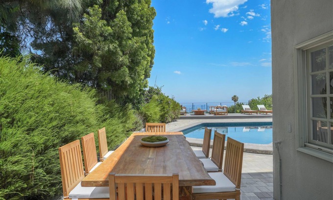 Bel Air Villa | Savona Horizon - Luxury villa that showcases a media room with wet-bar