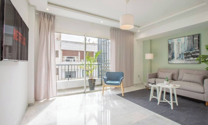 Agdal Apartment | 💫 SCANDINAVIAN, 1 BR 2MN WALK MALL - RABAT AGDAL