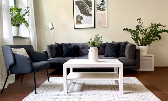 Pirna Apartment | Scandinavian 2-zi Apartment im Zentrum + Balkon
