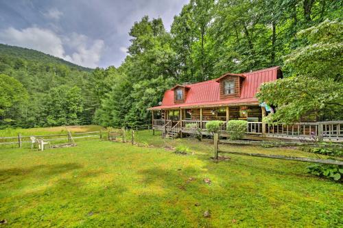 Highlands House | Scenic Creekside Cabin with Wraparound Porch!