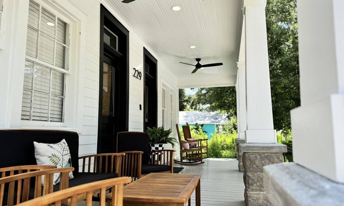 Old Town House | Screened Porch! EV Charger! Walk Everywhere!