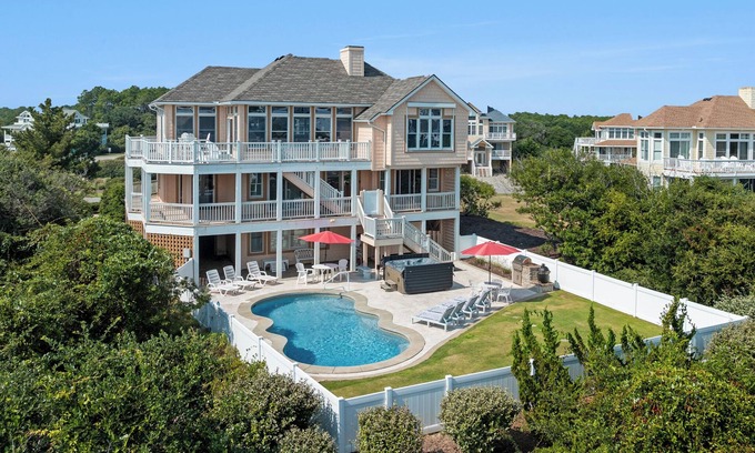 Pine Island House | Sea Spot: Saltwater Pool, Hot Tub, Beach Club Access