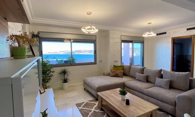 Mediouna Apartment | Sea-view duplex apartment in the center of town with large terrace