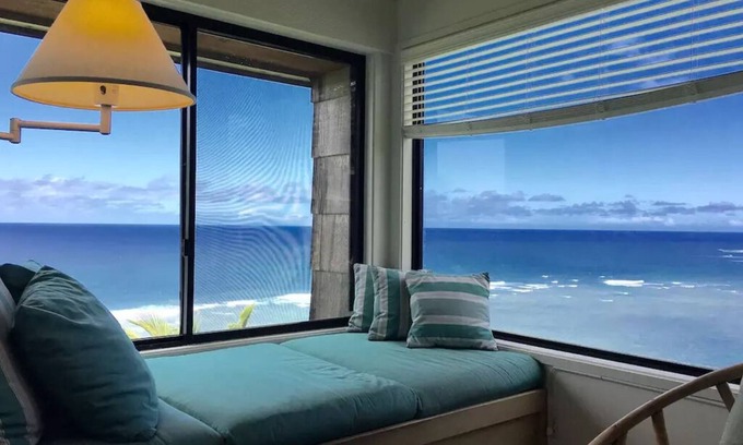 Princeville Condo | Sealodge J7 - 2BR/2BA, 2nd Floor Prime End Unit, Spectacular Oceanfront Views