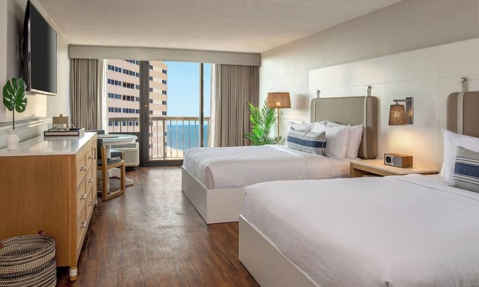 North Ocean City Hotel | Seaside Queens Room, Ashore Resort, Ocean Panorama, Beachfront Retreat, 2 Rooms