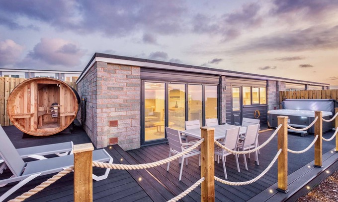 Hele Apartment | Seaview Three Bedroom Residence with Hot Tub and Sauna
