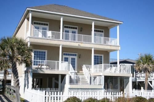 Cherry Grove Beach House | Sebastian in Cherry Grove is a 6 bedroom oceanfront home with a pool