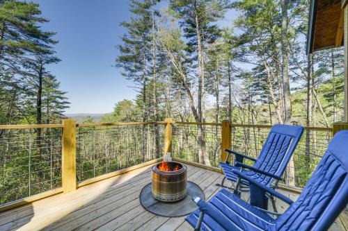 Brevard House | Secluded Brevard Cabin with Private Waterfall!