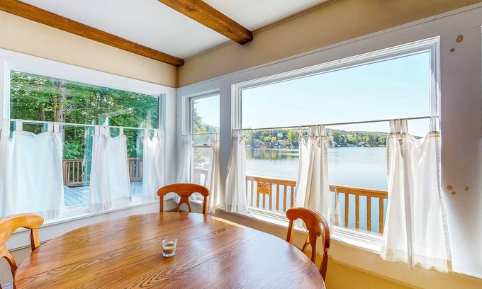 Cohocton House | Secluded Lakefront House with Private Dock and Spacious Deck - Dogs Welcome