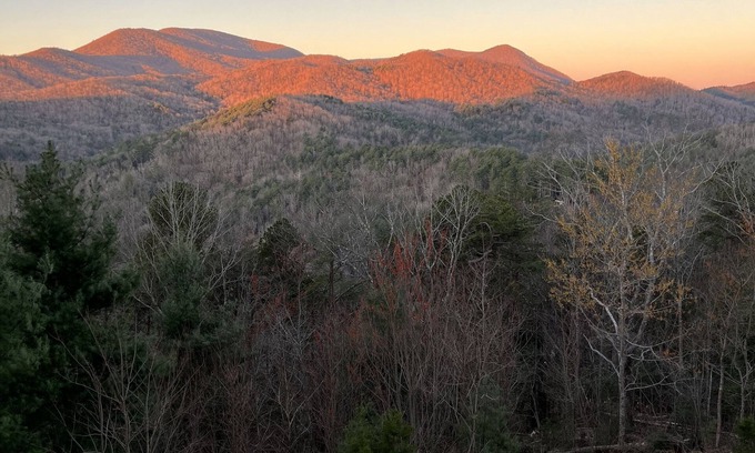 Cherry Log Cabin | Secluded Mountain Cabin with Incredible View