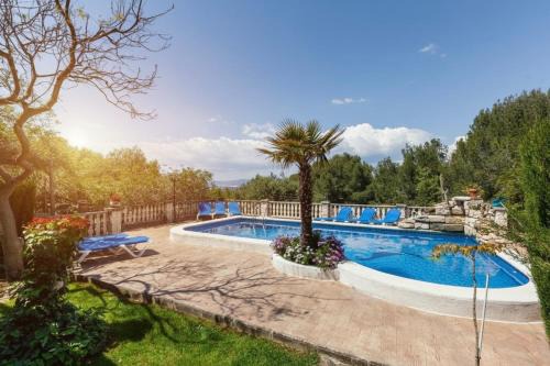 Castellet i la Gornal House | Secluded Rural Villa - Pool, BBQ & Nature