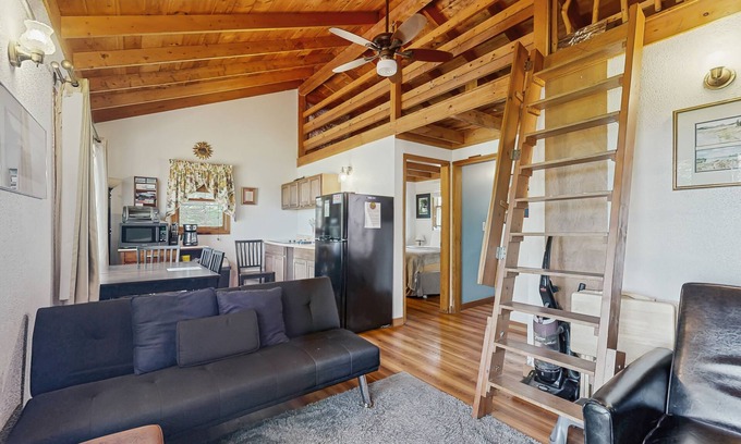 Stone Haven Cabin | Secluded Sunset Point mountain top cabin, wifi, Dish TV, firepit