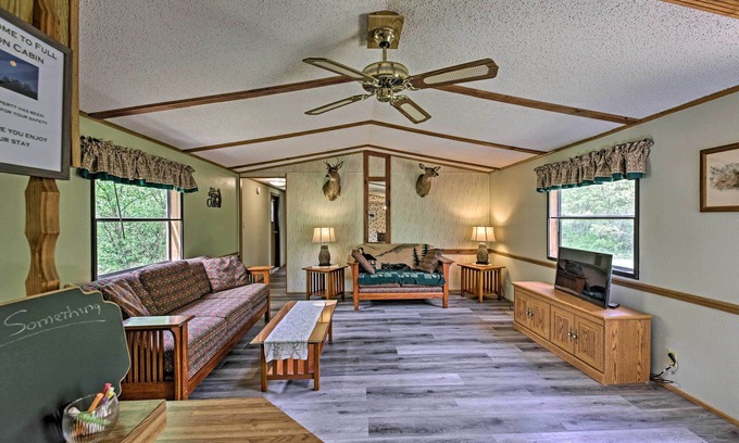Arkdale Cabin | Secluded Woodsy Cabin: Hike, Fish, Hunt + ATV!