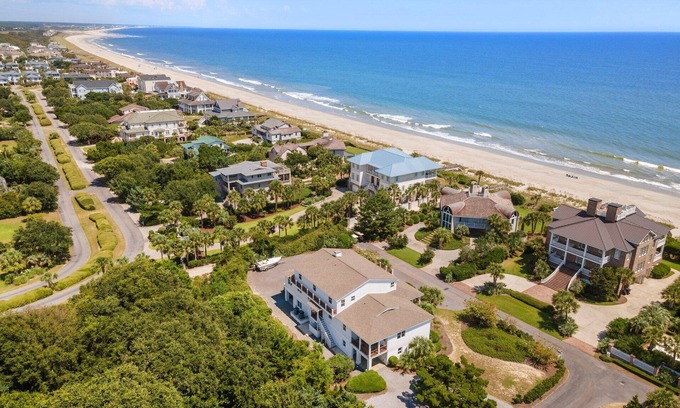 Debordieu Colony House | Second-Row 9BR Home | Ocean Views + Game Room Fun