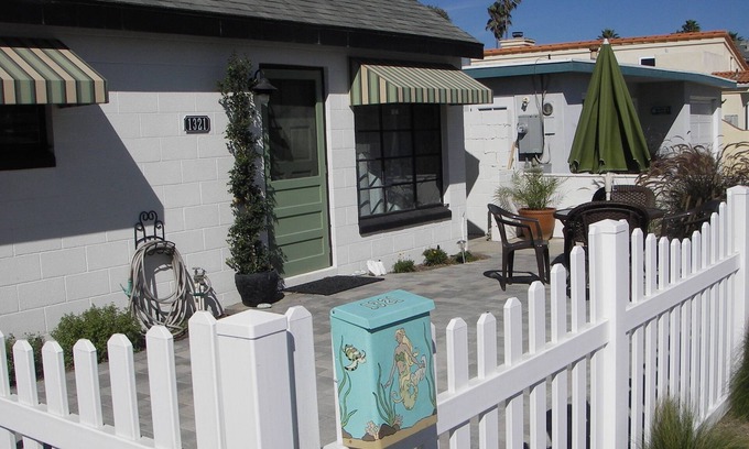 Pierpont Bay House | Seconds To The Beach, View From Deck, Sleeps 8 or 10 w/Guest House