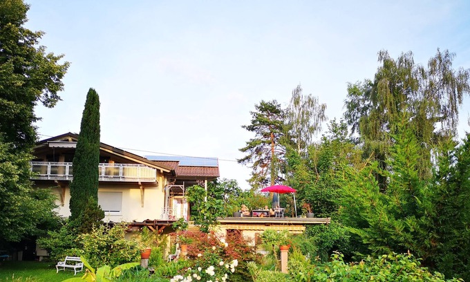 Ballrechten-Dottingen Apartment | Separate holiday apartment with three balconies and an outstanding panoramic view