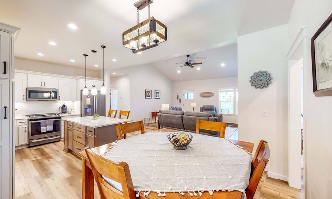 Aberdeen House | Serene Home - Hot Tub, Covered Patio, Dog-Friendly