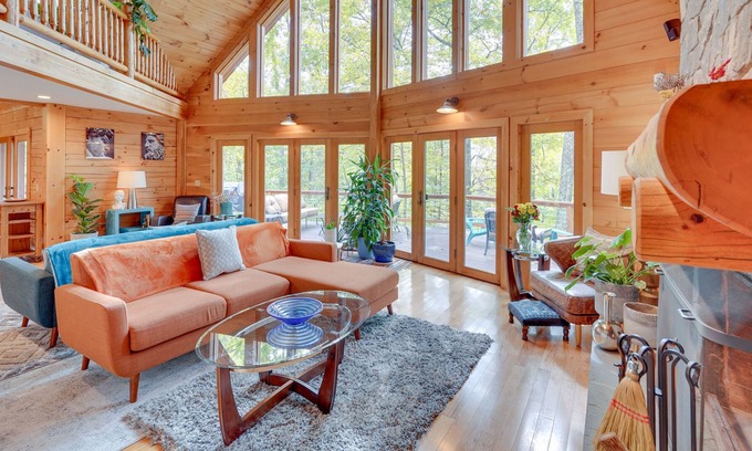 Great Barrington House | Serene Monterey Home w/ Deck Near Skiing & Hiking!