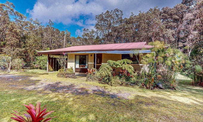 Volcano House | Serene property with nature walk, meditation spot & enclosed gardens