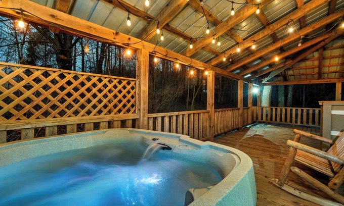 Townsend Cabin | Serene Retreat: Hot Tub, Fire Pit, Arcade Fun