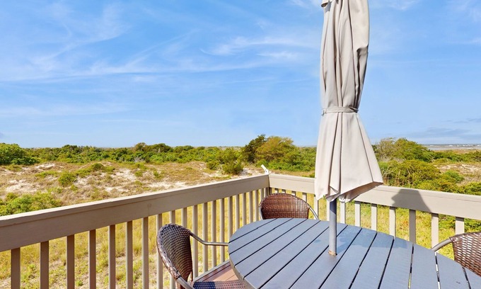 Topsail Beach House | Serenity Point duplex - ocean views & community pool - central AC & W/D