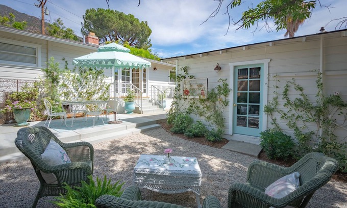 Sierra Madre House | Shabby Chic Rose Cottage Southern California