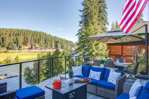 Coeur d'Alene House | Shared Boat Dock Lakefront Coeur dAlene Home