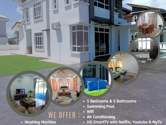 Kuala Terengganu House | Sheea Homestay Kuala Terengganu, Swimming Pool, 5 Bedrooms