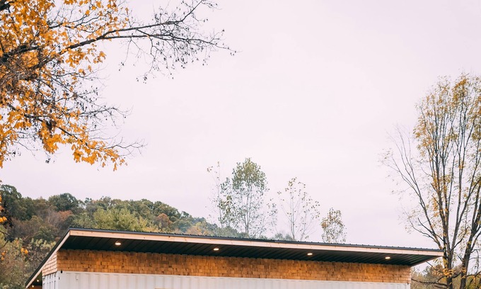 New Plymouth Cottage | Shipping Container Luna Cottage Hocking Hills Tiny House