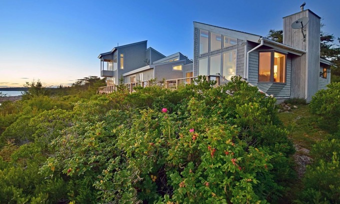 Gouldsboro House | Shorefront Home on 20 Secluded Acres, Spectacular Ocean Views
