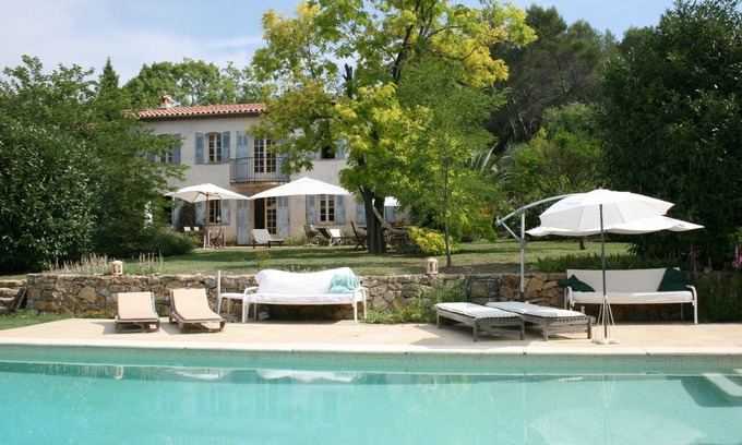 Opio House | Silence, space, large swimming pool, countryside, near Valbonne.