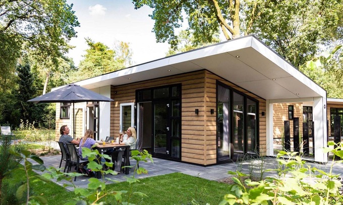 Lunteren Ski Chalet | ✓ Silva at Landgoed de Scheleberg ✓ Holiday home for 6 persons ✓ Situated in Lunteren (Gelderland) ✓ Holiday park at the Veluwe ✓ Book directly at the park