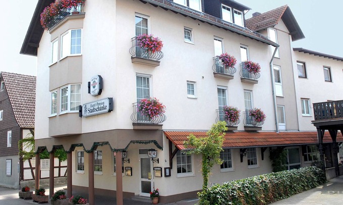 Bad Konig House | Single room 01 - Hotel-Restaurant Stadtschänke