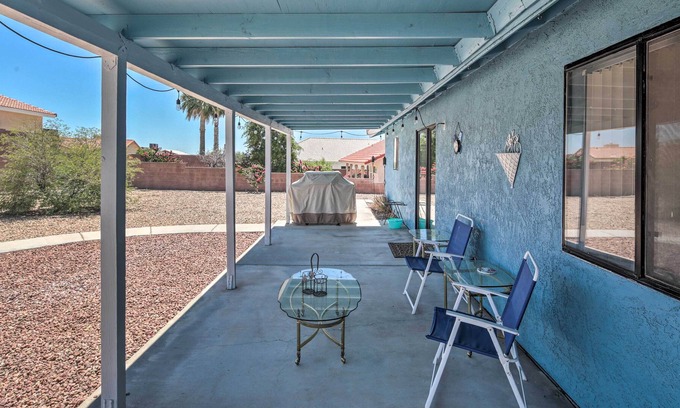 Sunridge Estates House | Single-Story Home w/Patio, 6MI to Lake Mohave