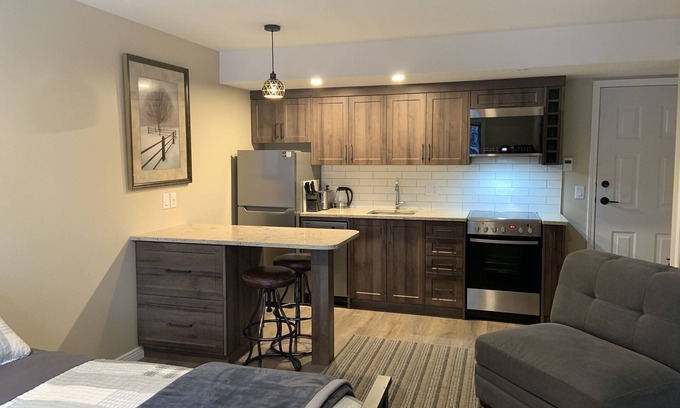 Sun Peaks Apartment | Ski-in|Ski-out, Renovated Studio, Sleeps 2, Full kitchen, Snow Creek Village
