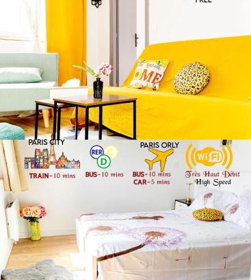 Plateau — Pyramide Apartment | Sky Haven, 5Mins Orly Airport