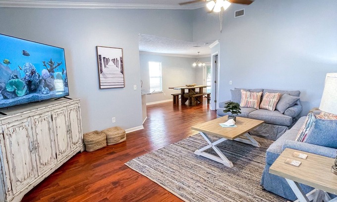 Kiska Beach House | Sleeps 10, 4 bdrm/2bath house, West End PCB, Dogs ok, Golf Cart included