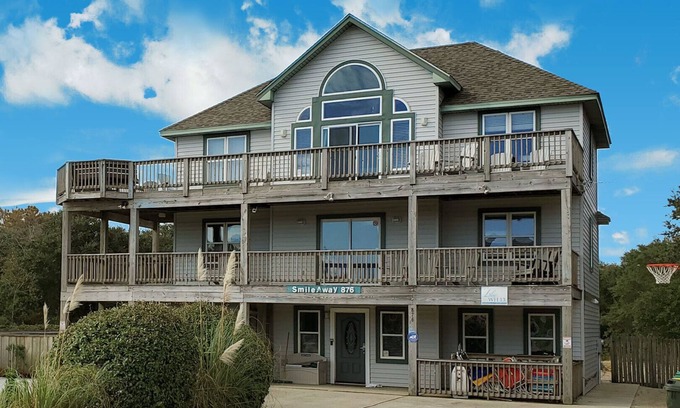 Whalehead Beach House | SmileAway | 1315 ft from the beach | Private Pool, Hot Tub | Corolla