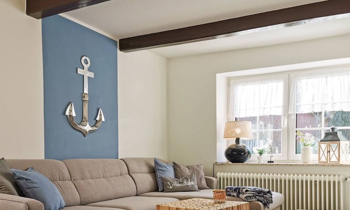 Altfunnixsiel Apartment | Smittshörn 3 - Ground floor apartments with fireplace, terrace & garden!