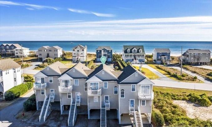 North Topsail Beach House | Sneak-Away-South! Community Pool | Private Beach Access & Dock!