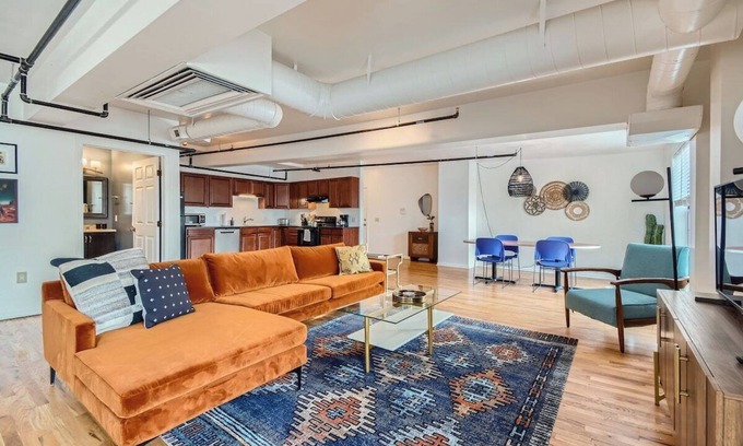 Ballpark Apartment | Snooze Retro Loft Ballpark Area, 30 Day