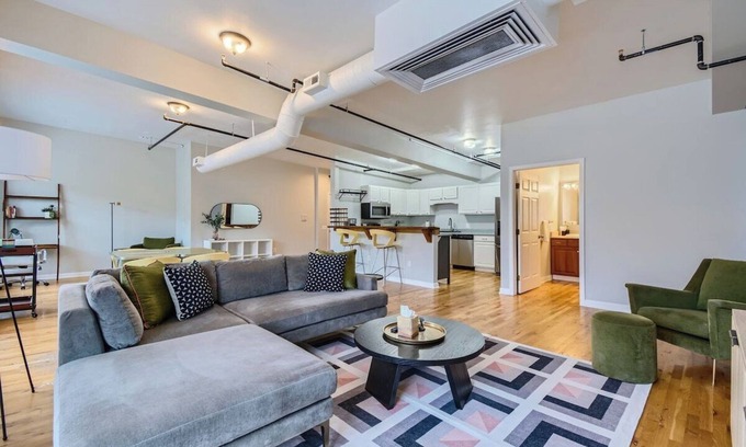 Ballpark Apartment | Snooze Revival, 1BR Loft, Remote Work, 30 Day