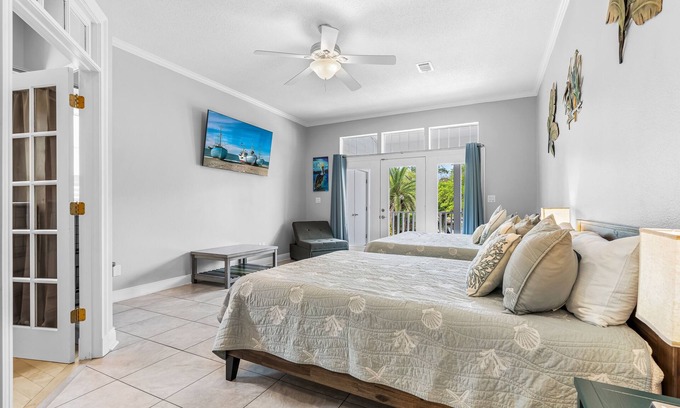 Gulf Breeze House | Snowbird-friendly waterfront home with private pool, elevator, boat dock, grill