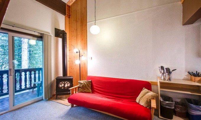 Glacier Condo | Snowline Lodge Condo #56 - Fireplace - Loft