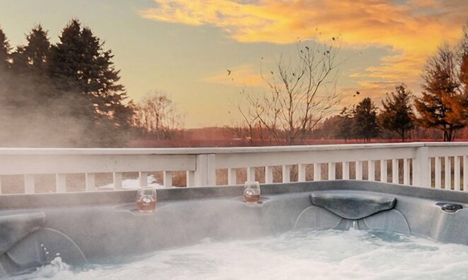 Baroda House | Soak & Savor | Hot Tub | Fireplace