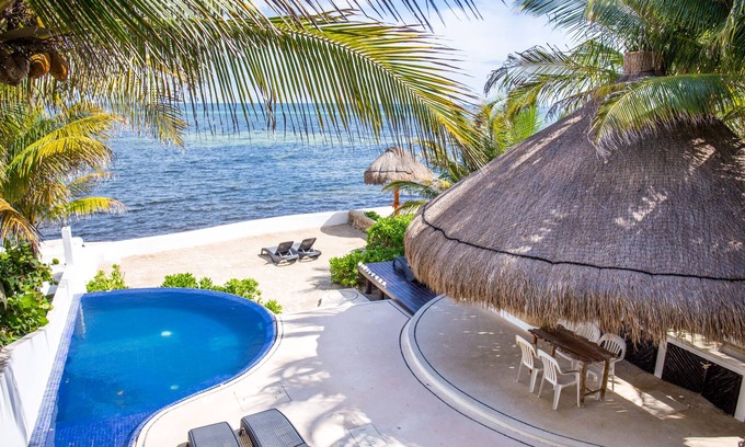 Puerto Morelos Condo | SOCIALLY DISTANCING WITHOUT COMPROMISING!! PRIVATE OCEANFRONT PARADISE
